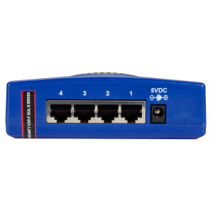 Black Box EME161A-R2 Environmental Monitoring Device, 4 RJ-45 active sensor ports, 1 RJ-45 fast ethernet, Desktop or DIN-rail